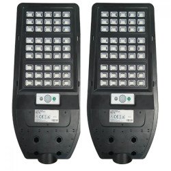 2 БРОЯ УЛИЧЕН ОСВЕТИТЕЛ LED СОЛАРЕН СЪС СЕНЗОР