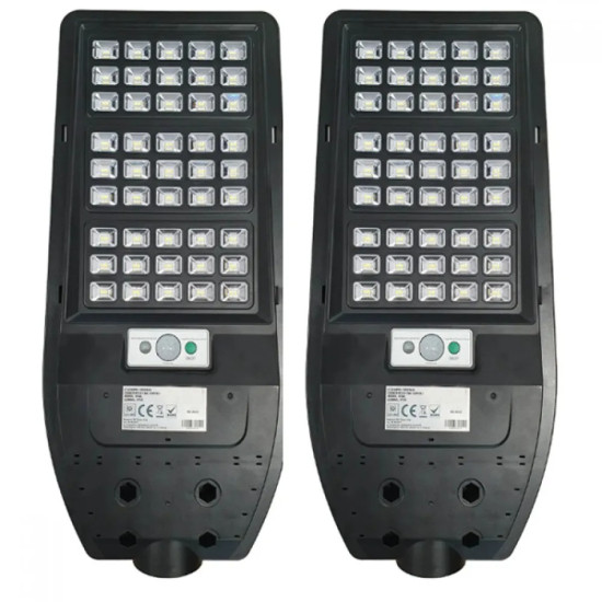 2 БРОЯ УЛИЧЕН ОСВЕТИТЕЛ LED СОЛАРЕН СЪС СЕНЗОР