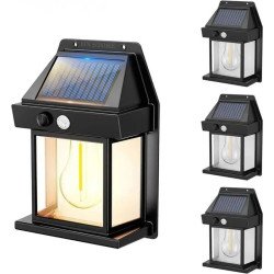 10 Броя декоративна сензорна соларна лампа с крушка BK-888