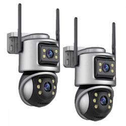 2 Броя камера icsee 6MP Dual Lens