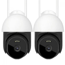 2 Броя смарт охранителна камера 4G 360° IP PTZ
