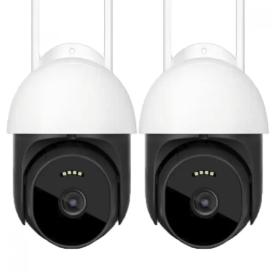 2 Броя смарт охранителна камера 4G 360° IP PTZ