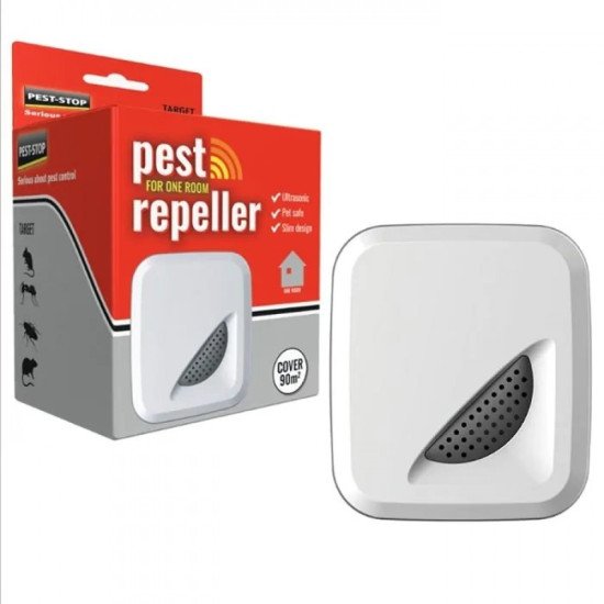 2 Броя ултразвуков електронен уред PEST STOP One Room, Против гризачи