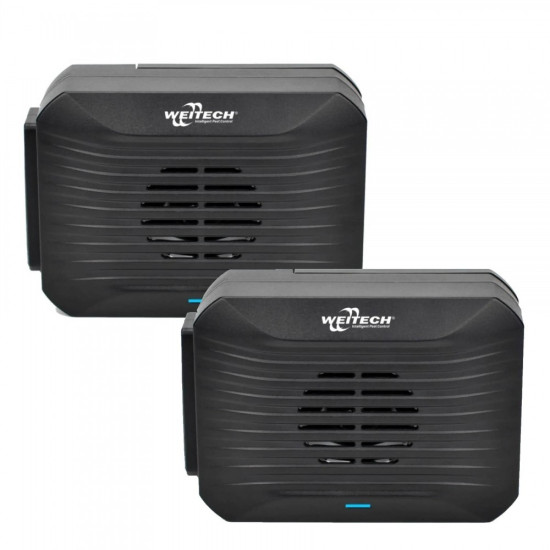 2 Броя ултразвуков и звуков уред против гълъби за защита на тераси и балкони IP44 - Weitech WK-0021