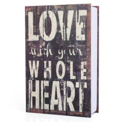 Таен сейф книга с код, 24х15.5х5.5см