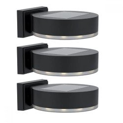 3 БРОЯ СОЛАРНА LED ЛАМПА ЗА СТЕНА 0.3W IP44