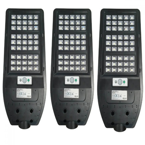 3 БРОЯ УЛИЧЕН ОСВЕТИТЕЛ LED СОЛАРЕН СЪС СЕНЗОР