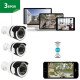 3 Броя Безжична Wi-Fi IP камера за видеонаблюдение