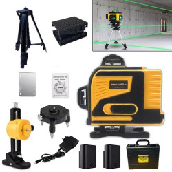 4D лазерен нивелир с 16 линии (четири точков) - със зелен лазер KraftRoyal