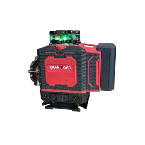 4D лазерен нивелир с 360 градуса завъртане, 16 линии ( със зелен лазер ) и дисплей KraftRoyal
