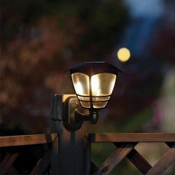 2 БРОЯ EL-23379 СОЛАРНА LED ЛАМПА ЗА СТЕНА 0.3W IP44