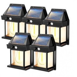 5 Броя декоративна сензорна соларна лампа с крушка BK-888