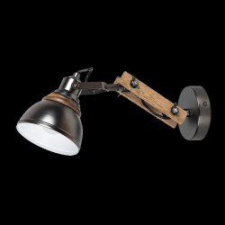 ALEGRA АПЛИК 1XE14 ДЪРВО И ЧЕРНО