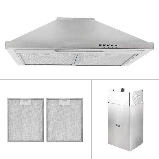 Абсорбатор MUHLER АМК-1119IX коминен, INOX