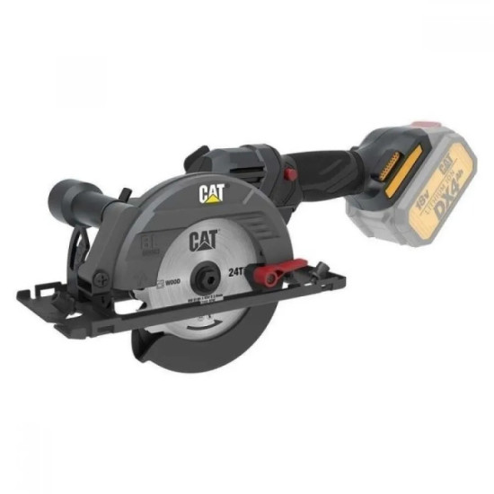 Акумулаторен ръчен циркуляр CAT DX5010B, 18V, 120 мм, без батерия и зарядно