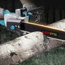 Акумулаторна резачка за дърва 36V 6Ah с 40 сантиметрова шина и закалена верига