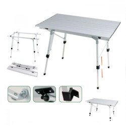 Алуминиева къмпинг маса с регулируема височина ZRTA053