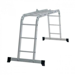 Алуминиева мултифункционална стълба 4x3 стъпала 3,75м