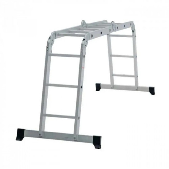 Алуминиева мултифункционална стълба 4x3 стъпала 3,75м