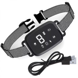 Автоматичен възпитателен нашийник за обучение на кучета срещу лаене, 3 режима