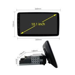 Автомобилна мултимедия с Android 11, single din, 10 INCH