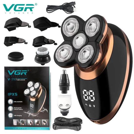 БЕЗЖИЧНА САМОБРЪСНАЧКА 5В1 VGR V-316