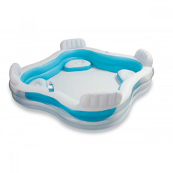 Басейн със седалка семеен 229x229см