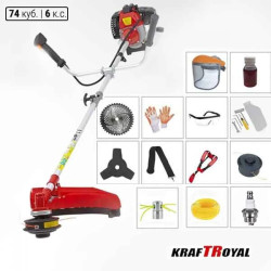 Бензинов Тример за Трева KRAFT ROYAL 74 Куб