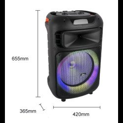 Безжична тонколона 15 Sing-e с 2бр. безжични микрофони