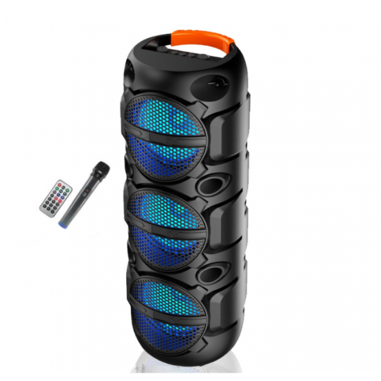 Безжична тонколона GY-8306, 3x8inch говорители и безжичен микрофон