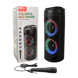 Безжична тонколона ZQS2601 2х6,5inch и микрофона