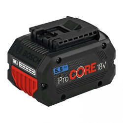 Bosch Батерия акумулаторна Li-Ion за електроинструменти 18 V, 5.5 Ah, ProCORE