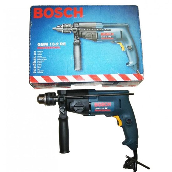 Bosch Бормашина електрическа безударна с плавно регулиране 750 W, 39.5 Nm, 0.8-13 мм, GBM 13-2 RE