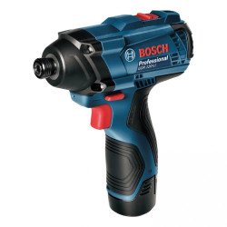 Bosch Гайковерт акумулаторен ударен 12 V, 2.0 Ah, 100 Nm, 1/4", GDR 120-Li
