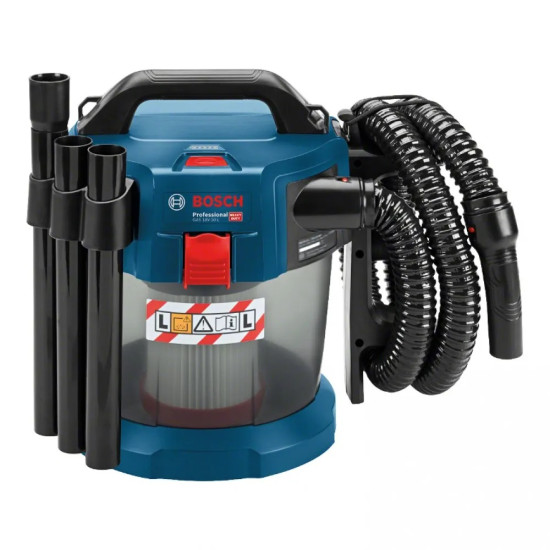 Bosch Прахосмукачка акумулаторна за сухо почистване без батерия и зарядно 18 V, 1440 л/мин, GAS 18V-10L