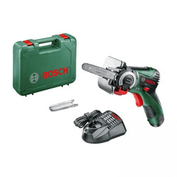 Bosch Трион верижен акумулаторен с батерия и зарядно, 12 V, 2.5 Ah, 6 см, EasyCut 12