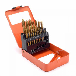 DAEWOO СВРЕДЛА ЗА МЕТАЛ С ТИТАНИЕВО ПОКРИТИЕ, МЕТАЛНА КУТИЯ, К-КТ