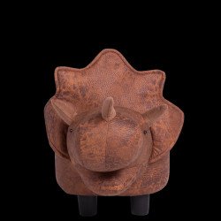 ДЕТСКА ТАБУРЕТКА ДИНОЗАВЪР - КАФЯВ