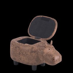 ДЕТСКА ТАБУРЕТКА ХИПОПОТАМ - КАФЯВ