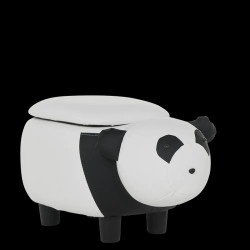 ДЕТСКА ТАБУРЕТКА ПАНДА - БЯЛ-ЧЕРЕН