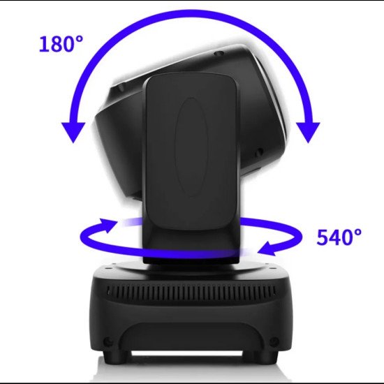 Диско прожектор със 7 диода Moving Head