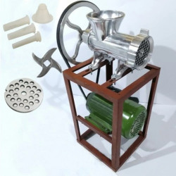 ЕЛЕКТРИЧЕСКА МЕСОМЕЛАЧКА АЛУМИНИЕВА С ЕЛЕКТРОМОТОР