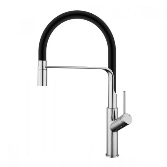 Едноръкохватков смесител за кухня Cascada Black Edition