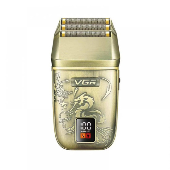 Електрическа самобръсначка с тройна титанова мрежа VGR V-349