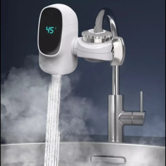 Електрически смесител за затопляне на вода, LED дисплей,  3000 W