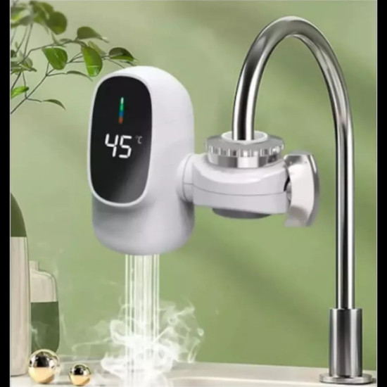 Електрически смесител за затопляне на вода, LED дисплей,  3000 W