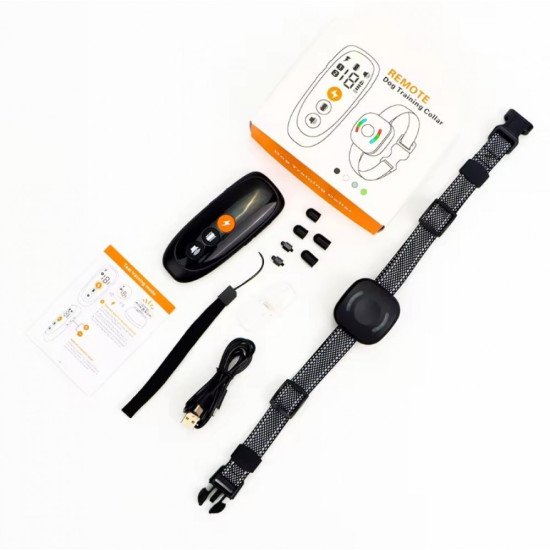 Електронен нашийник за обучение на кучета срещу лаене, 4 режима