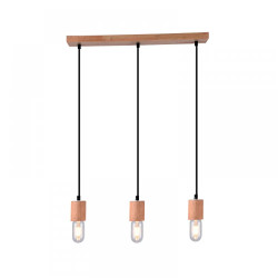 FIONA ПЕНДЕЛ 3xE27 ДЪРВО