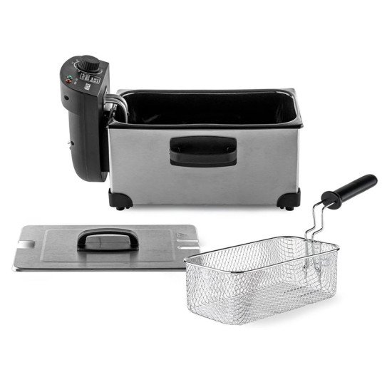 Фритюрник Muhler DF-3030IX 3.0 Л, неръждаема стомана