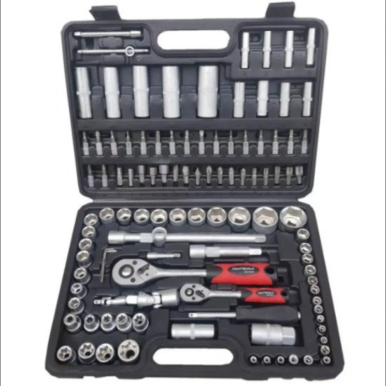 Гедоре със 108 части + LED фенер с 3 режима